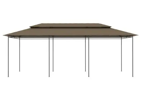 Pavilion, gri taupe, 600 x 298 x 270 cm, 180 g/m² - 2/5