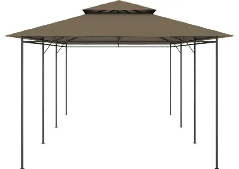 Pavilion, gri taupe, 600 x 298 x 270 cm, 180 g/m² - 3/5