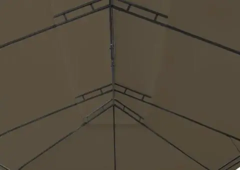 Pavilion, gri taupe, 600 x 298 x 270 cm, 180 g/m² - 4/5