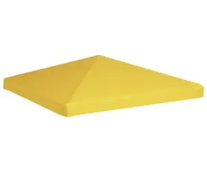 vidaXL Acoperiș de pavilion, galben, 3 x 3 m, 270 g/m²