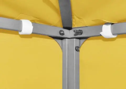 Acoperiș de pavilion, galben, 3 x 3 m, 270 g/m² - 3/5