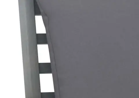 Scaune de grădină, 2 buc., perne gri închis, lemn masiv acacia - 5/5