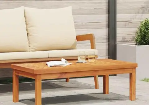 Măsuță de cafea, 100 x 50 x 33 cm, lemn masiv de acacia - 1/5