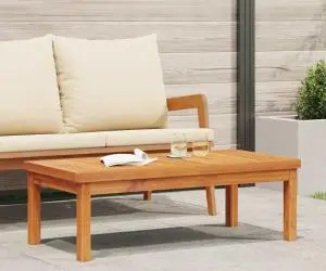 vidaXL Măsuță de cafea, 100 x 50 x 33 cm, lemn masiv de acacia