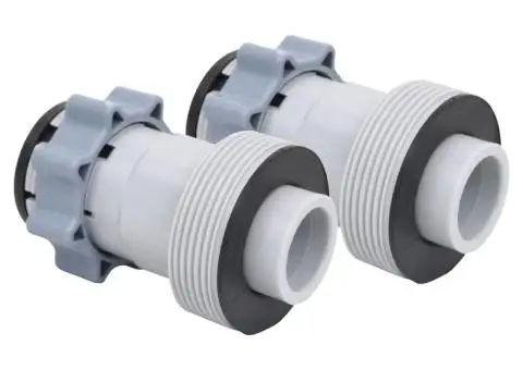 Adaptoare pentru furtun de piscină, 2 buc. tip B - 1/5