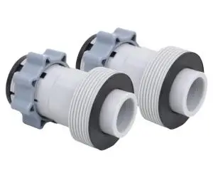 vidaXL Adaptoare pentru furtun de piscină, 2 buc. tip B