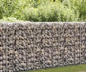 vidaXL Perete gabion cu capace, 200 x 60 x 100 cm, oțel galvanizat
