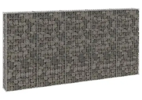 Perete gabion cu capace, 300 x 30 x 150 cm, oțel galvanizat - 1/5