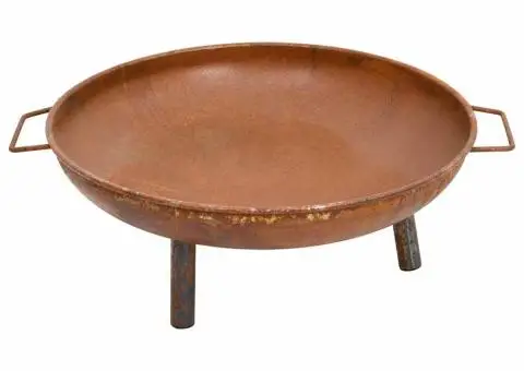 Vatră de foc, 67,5x58x22,5 cm, oțel - 1/5