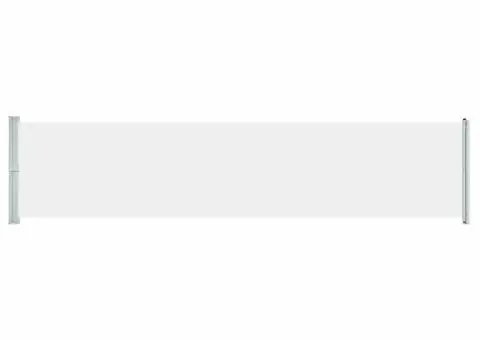 Copertină laterală retractabilă de terasă, crem, 140 x 600 cm - 2/5