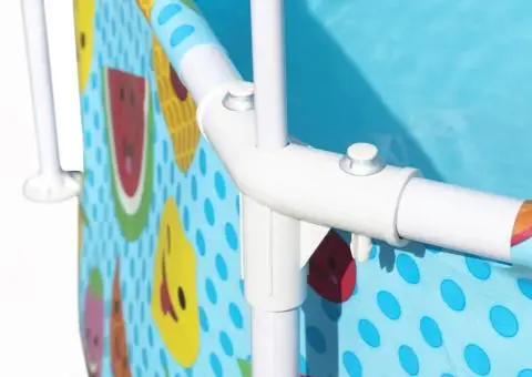 Bestway Piscină supraterană copii Steel Pro, protecție UV, 244x51 cm - 4/5