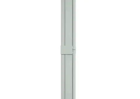 Copertină laterală retractabilă de terasă, gri, 600 x 160 cm - 3/5