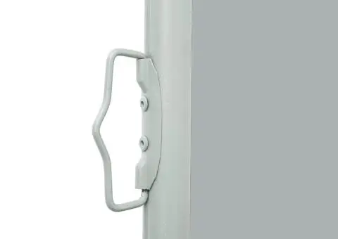 Copertină laterală retractabilă de terasă, gri, 600 x 160 cm - 5/5