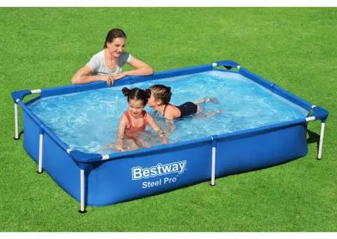 Bestway Piscină Steel Pro, 221x150x43 cm - 1/4