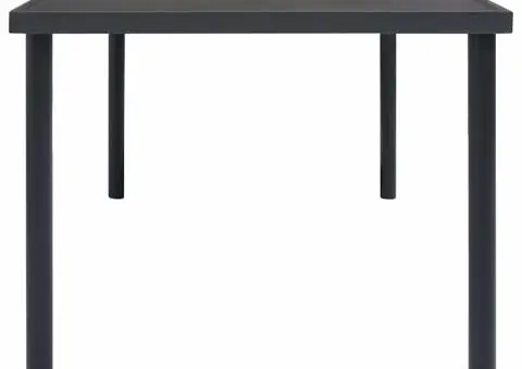 Masă de exterior, antracit, 190x90x74 cm, oțel - 3/5