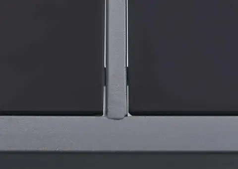 Masă de exterior, antracit, 190x90x74 cm, oțel - 4/5