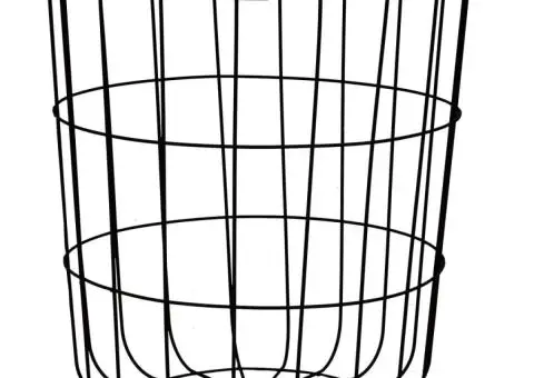 Măsuță de cafea, negru, Ø 39,5 cm - 1/5