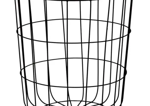 Măsuță de cafea, negru, Ø 39,5 cm - 4/5