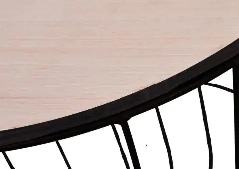 Măsuță de cafea, negru, Ø 39,5 cm - 5/5