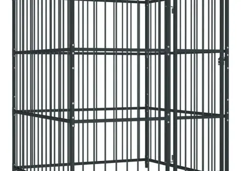 Padoc pentru câini de exterior, 150 x 150 x 185 cm - 1/5