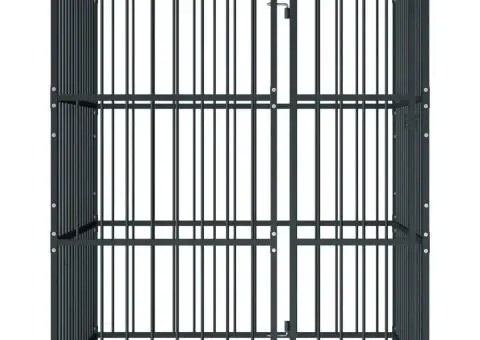 Padoc pentru câini de exterior, 150 x 150 x 185 cm - 2/5