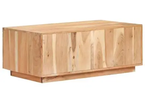 Măsuță de cafea, 90x50x35 cm, lemn masiv reciclat - 4/5