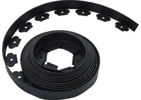 Bordură de gazon flexibilă cu 30 țăruși, 10 m, 5 cm - 2/5