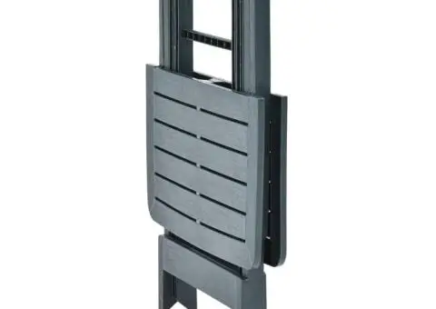 Masă de grădină pliabilă, verde, 79 x 72 x 70 cm, plastic - 5/5