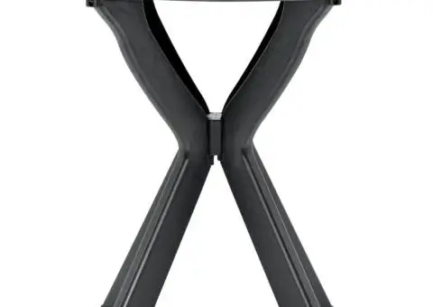 Masă de bistro, antracit, Ø70 cm, plastic - 2/5