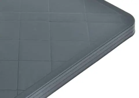 Masă de bistro, antracit, 70 x 70 x 72 cm, plastic - 4/5