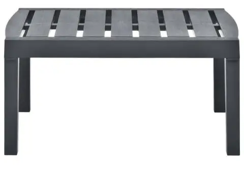 Masă de grădină, antracit, 78 x 55 x 38 cm, plastic - 2/5