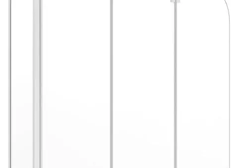 Cabină de baie, 120x69x130 cm, sticlă securizată, transparent - 2/5