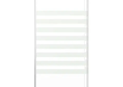 Cabină de baie, 120 x 140 cm, sticlă securizată, dungi - 5/5