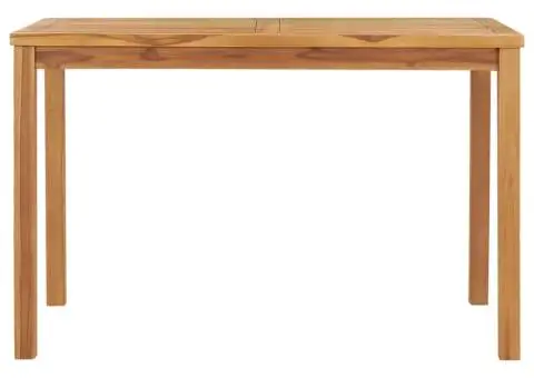 Masă de grădină, 120 x 70 x 77 cm, lemn masiv de tec - 2/5