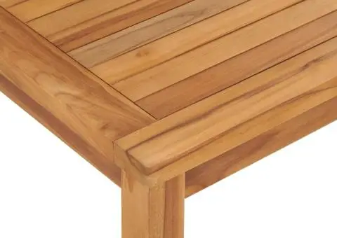 Masă de grădină, 120 x 70 x 77 cm, lemn masiv de tec - 4/5