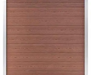 vidaXL Gard de grădină, maro, 180 x 186 cm, WPC