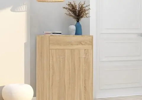 Pantofar, stejar sonoma, 60x35x84 cm, lemn prelucrat - 1/5