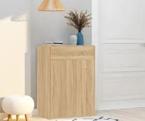 vidaXL Pantofar, stejar sonoma, 60x35x84 cm, lemn prelucrat