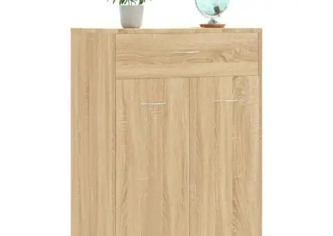 Pantofar, stejar sonoma, 60x35x84 cm, lemn prelucrat - 5/5