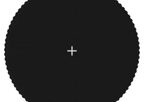 Podea de trambulină rotundă de 4,57 m, negru, material textil - 1/5