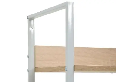 Etajeră cărți 4 rafturi, stejar, 60x27,6x124,5cm lemn prelucrat - 5/5