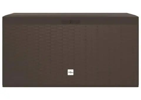 Ladă de depozitare pentru grădină, maro, 114 x 47 x 60 cm - 3/5