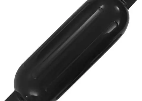 Bară de protecție barcă, 4 buc., negru, 51x14 cm, PVC - 2/5