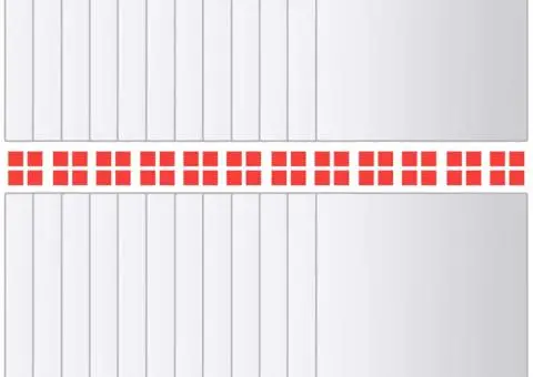 Plăci de oglindă, 48 buc., sticlă, pătrat - 3/5