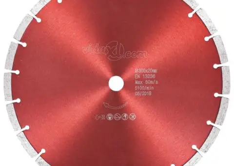 Disc diamantat de tăiere, oțel, 300 mm - 1/4