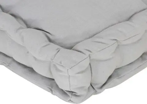 Pernă podea canapea din paleți, gri, 120 x 40 x 7 cm, bumbac - 5/5