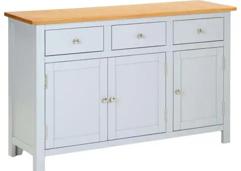 Dulap, 110x33,5x70 cm, lemn masiv de stejar - 1/5