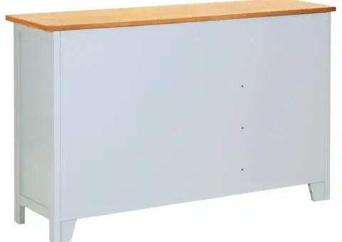 Dulap, 110x33,5x70 cm, lemn masiv de stejar - 5/5