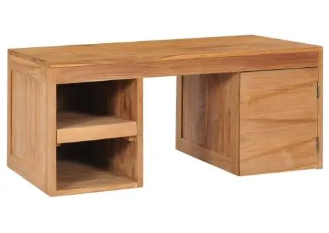 Măsuță de cafea, 90x50x40 cm, lemn masiv de tec - 1/5