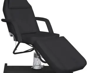 vidaXL Masă de masaj, negru, 180x62x(87-112) cm